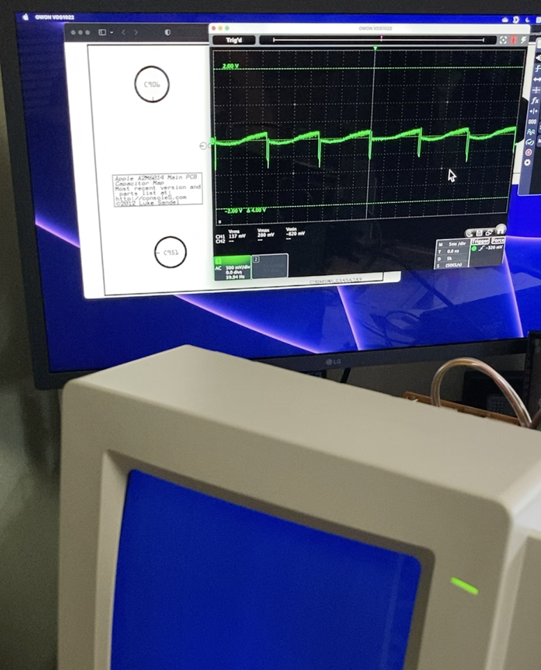 IIgs RGB monitor collapses to a horizontal band/line | Applefritter